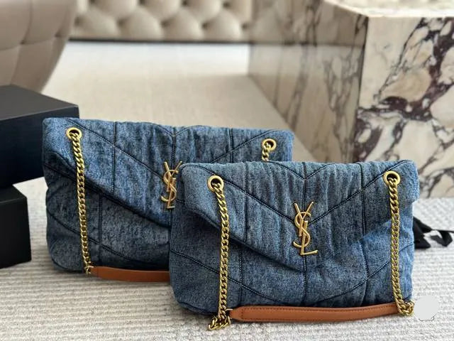 Ladies Luxury Yves Saint Laurent Bag w Dust Bag PO20