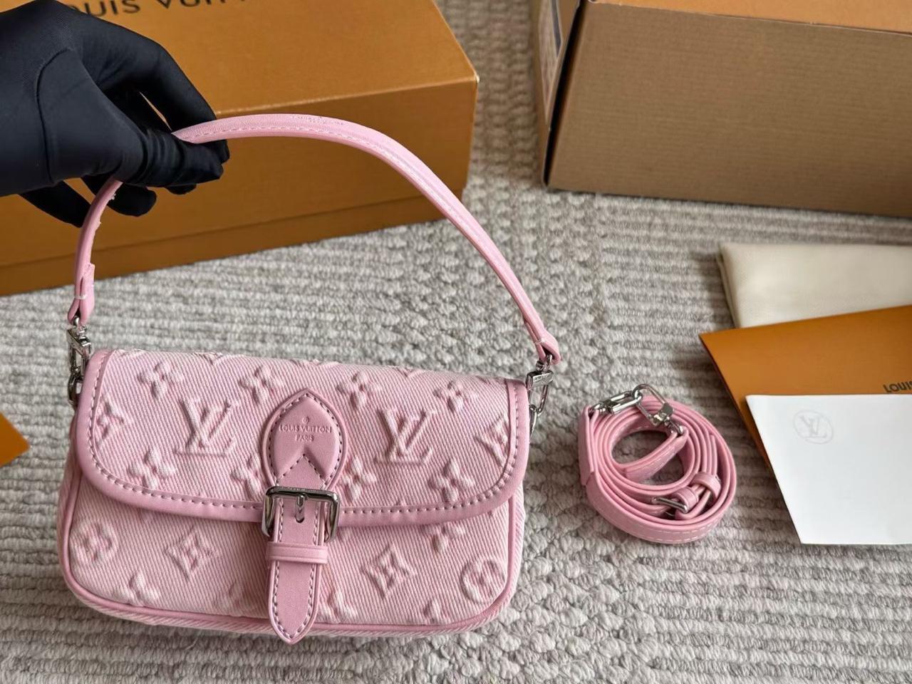 LOUIS VUITTON Diane Monogram Denim - Handbags PO16