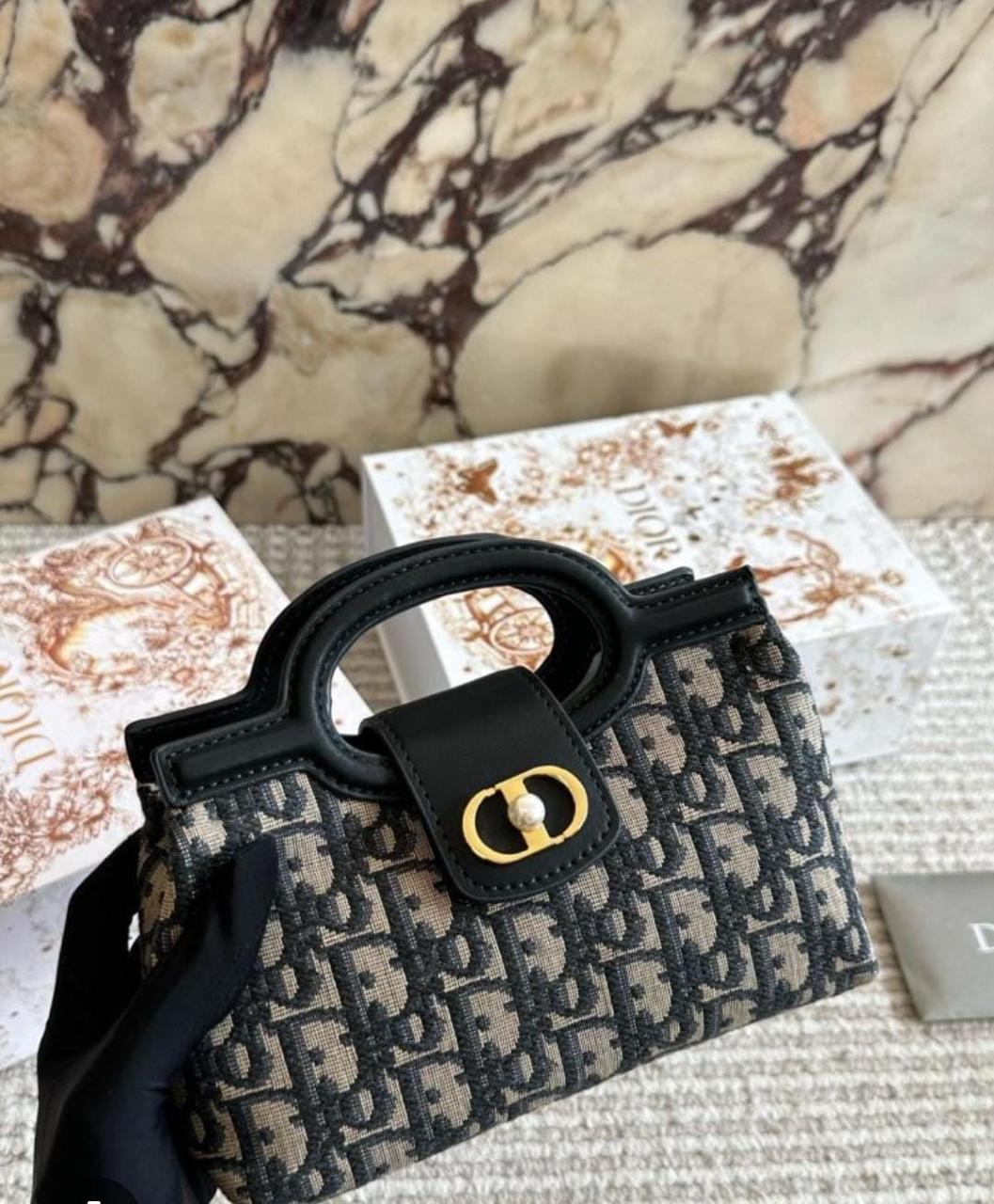 Elegant Dior Sling Bag With Dior Design