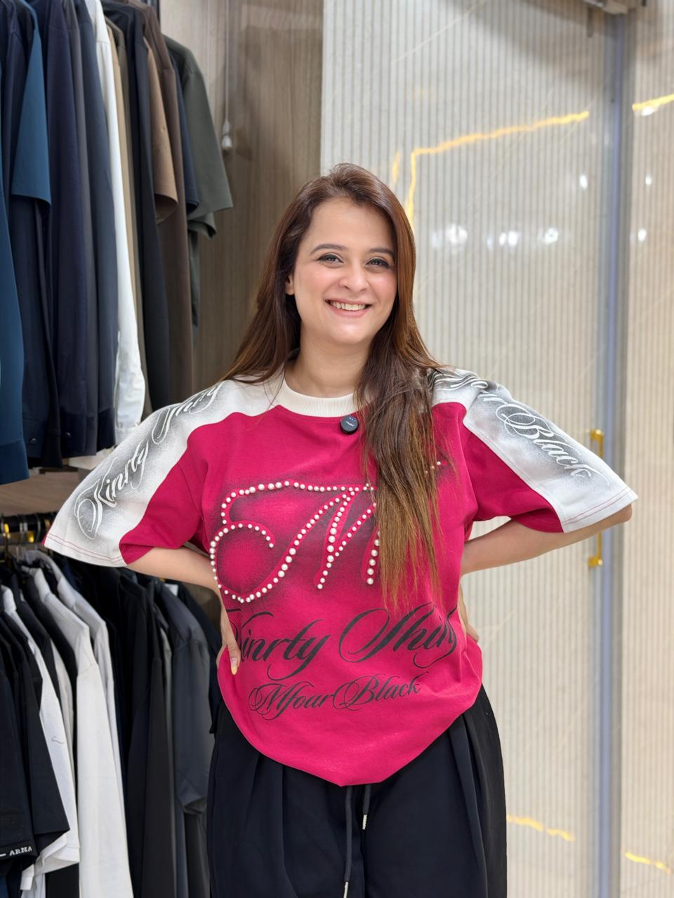 Elegant Off Shoulder T-shirt PO35