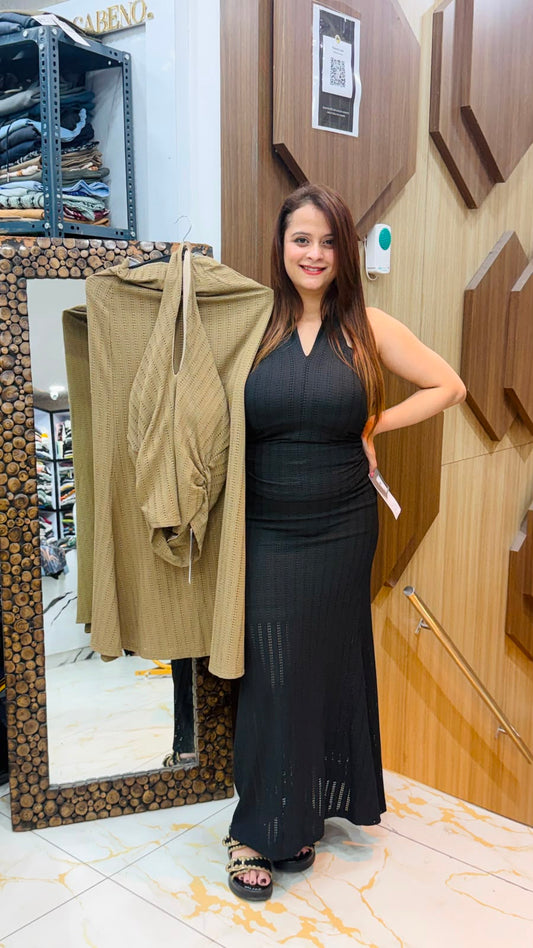 Beautiful skirt and top bodycon dress PO83