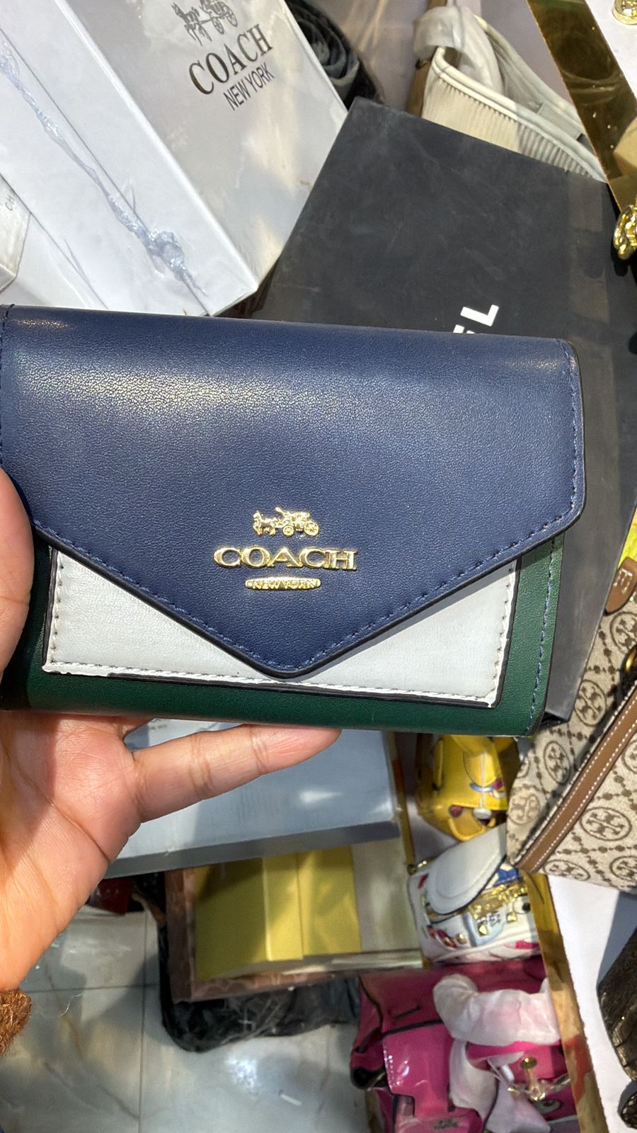 Beautiful Coach Wallet With Dual Tone
