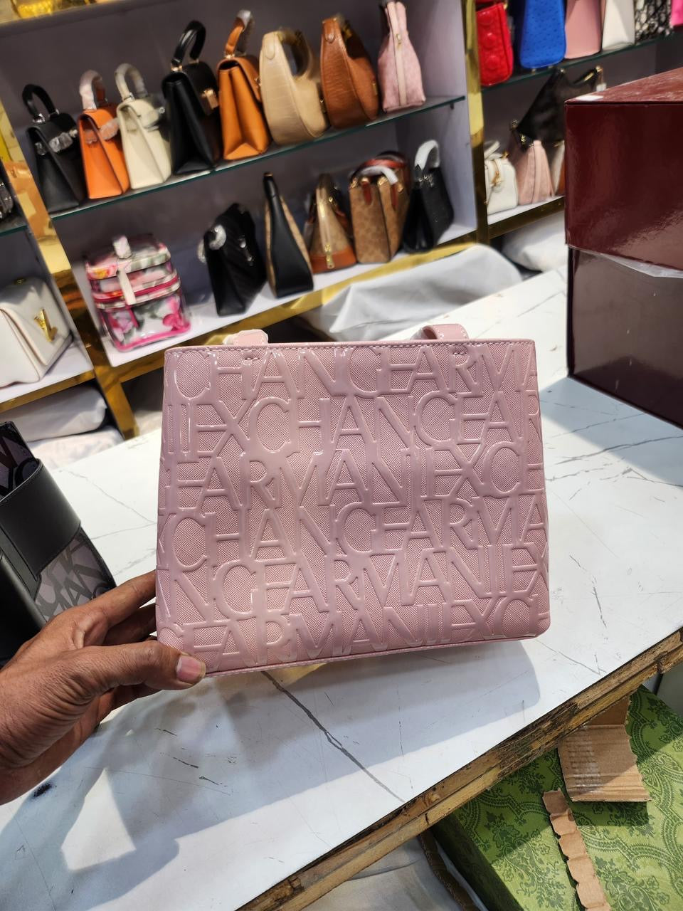 Armani tote standard size