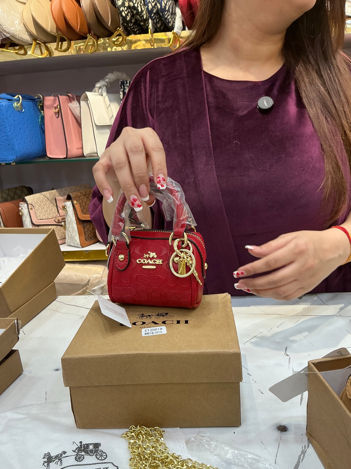 Coach nano sling duffle