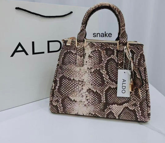 Aldo snake print bag
