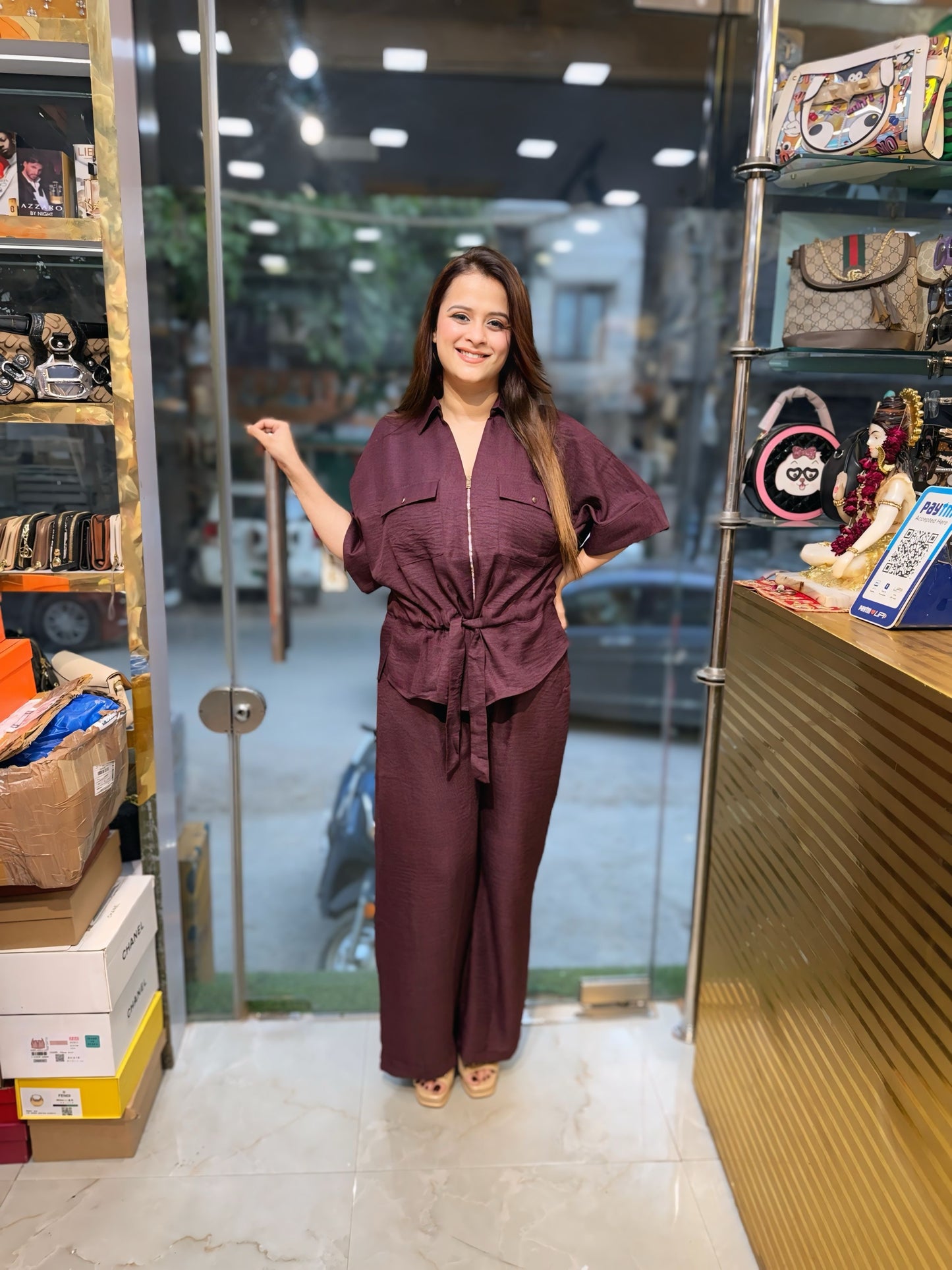 Stunning Co-Ord Set With Belt PO17