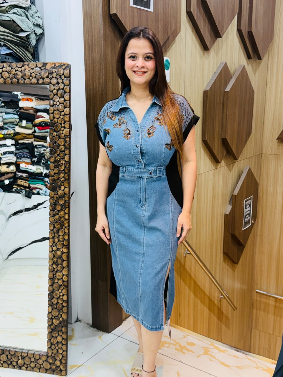 Beautiful Denim Dresses PO106