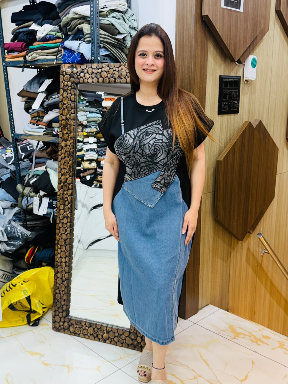 Beautiful Denim Dresses PO106