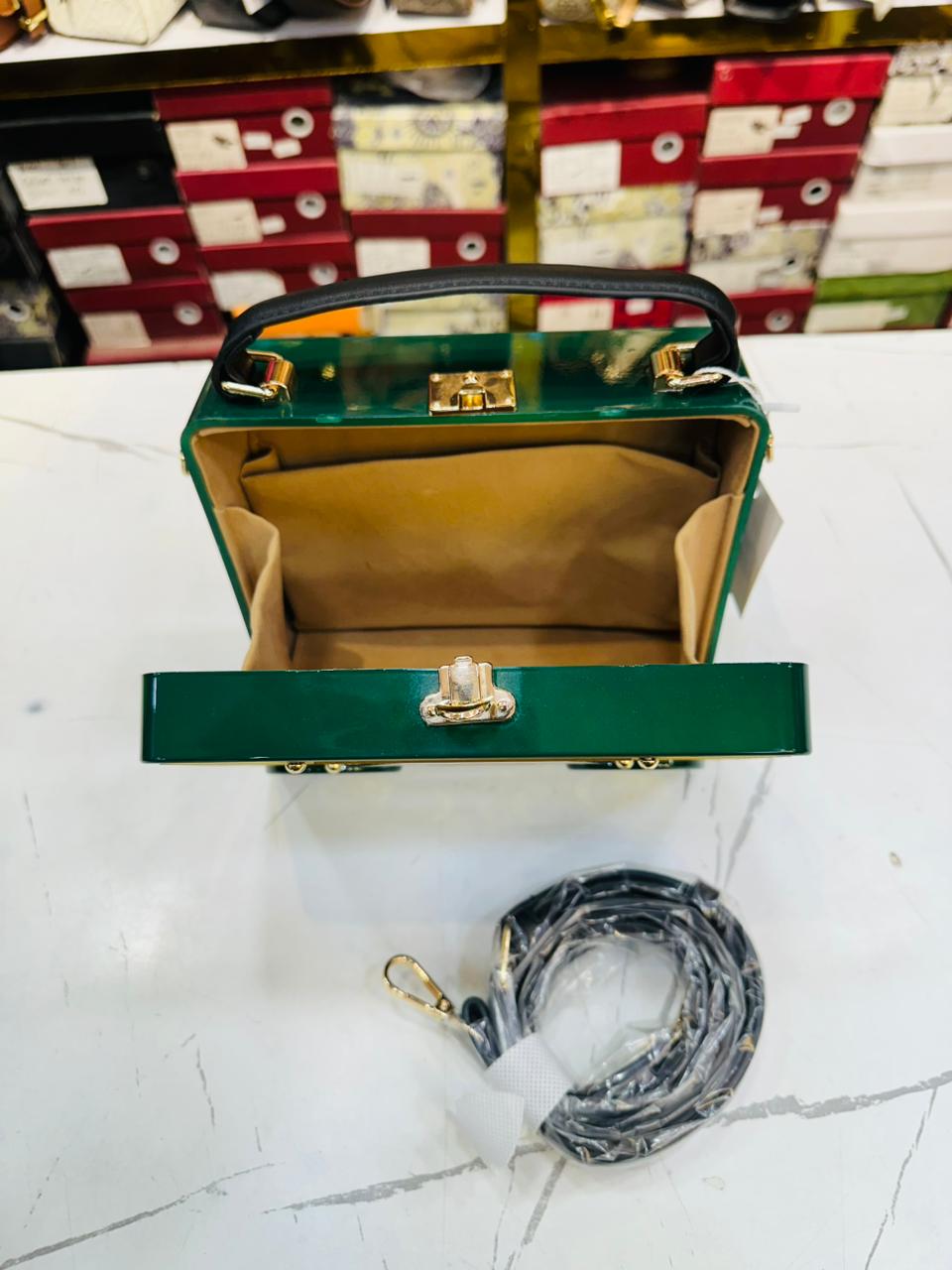 Green Retro Radio Handbag