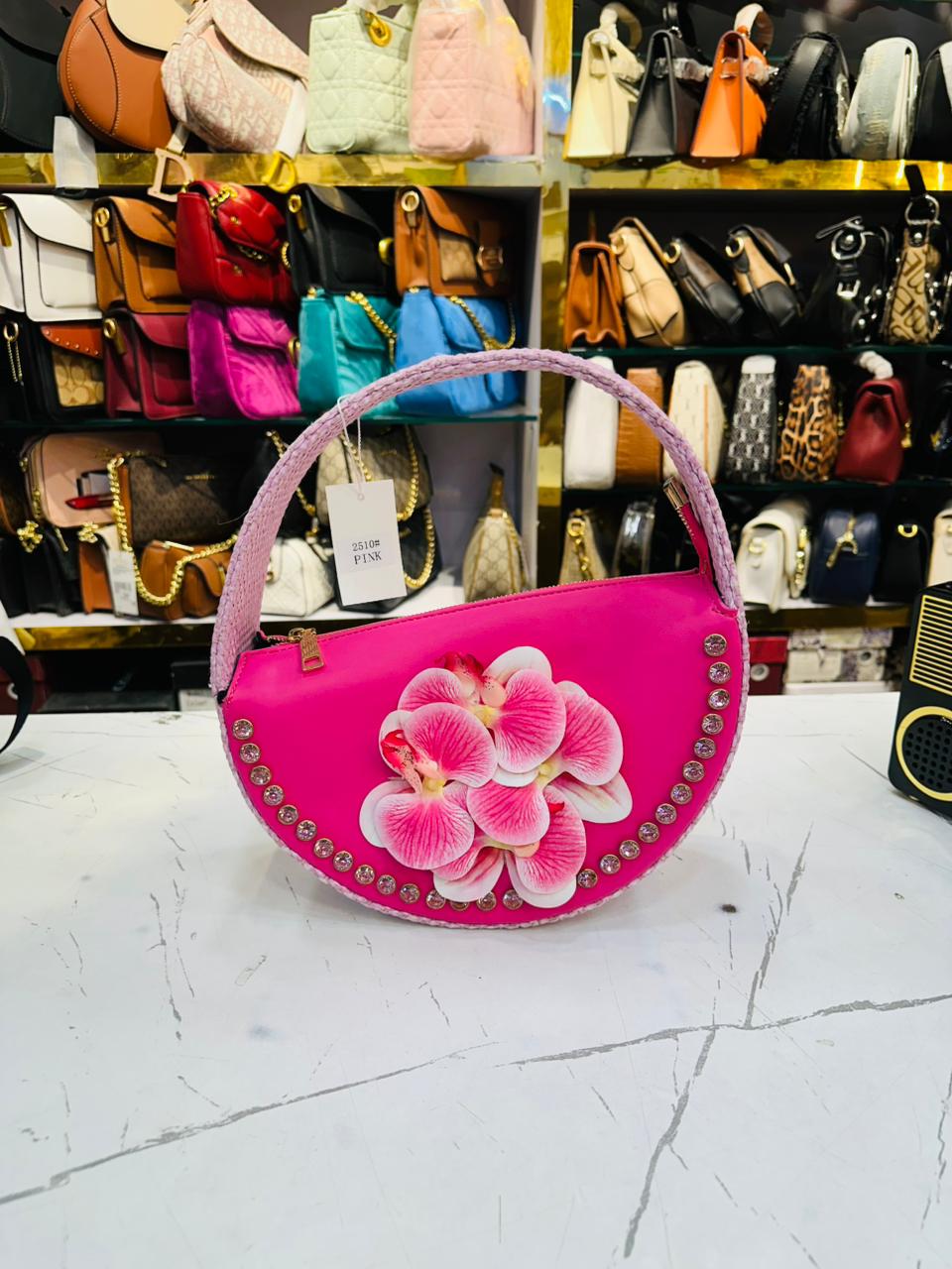 Rose Petal Luxe Pink Bag