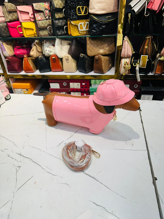 Cute Dachshund Pink Handbag