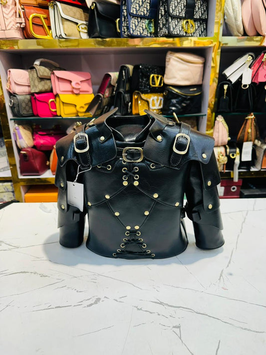 Black Gothic Studded Handbag