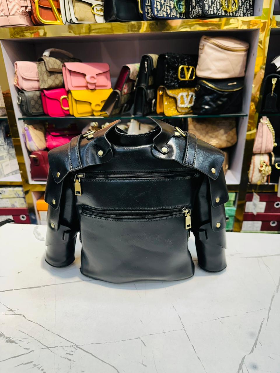 Black Gothic Studded Handbag