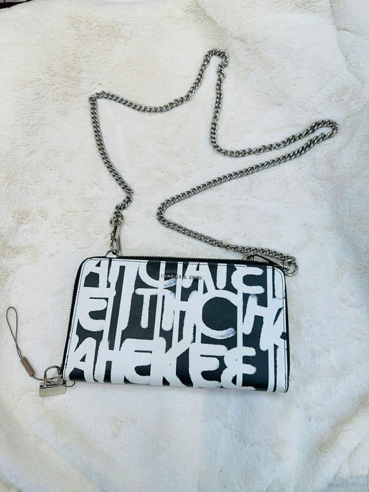 Elegant White & Black  chain Slings
