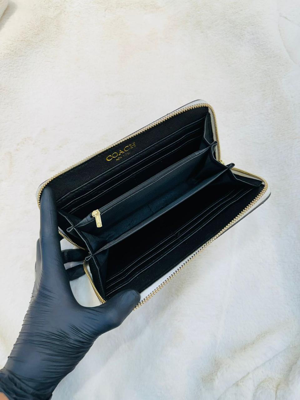 Beautiful White Wallet Of Coach