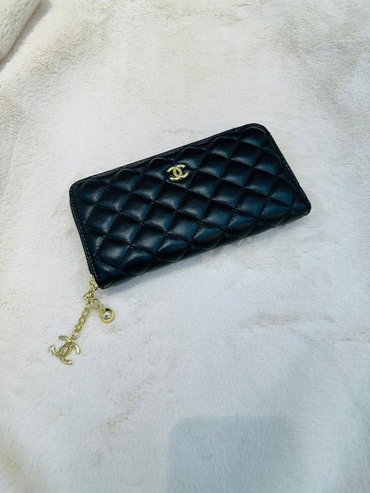 Elegant Chanel Wallet With Square Design