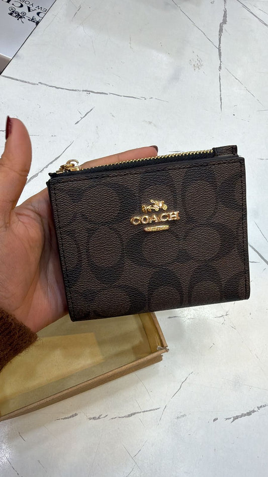 Elegant Black Coach Wallet