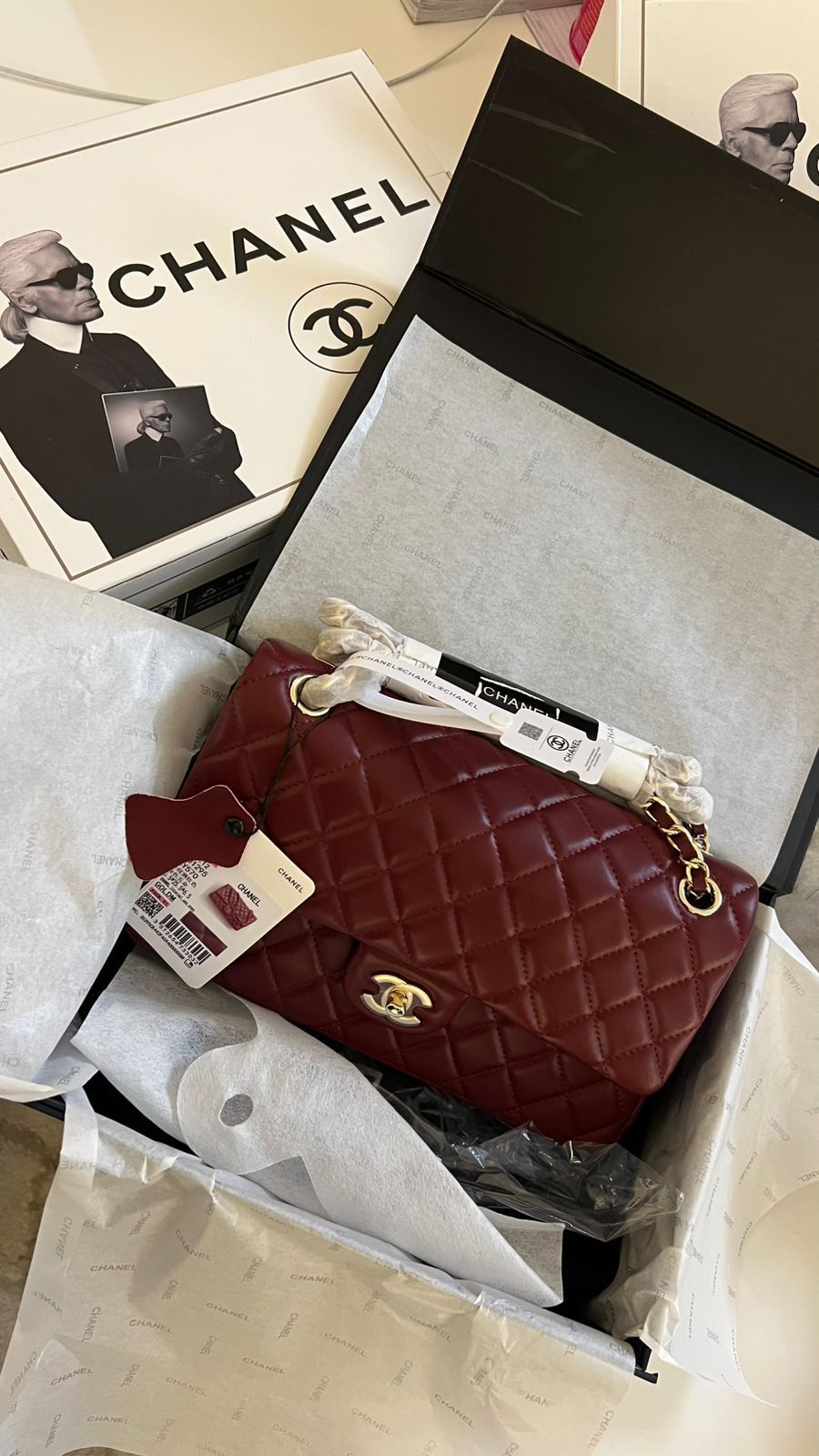 Elegant Chanel Sling with Square Design
