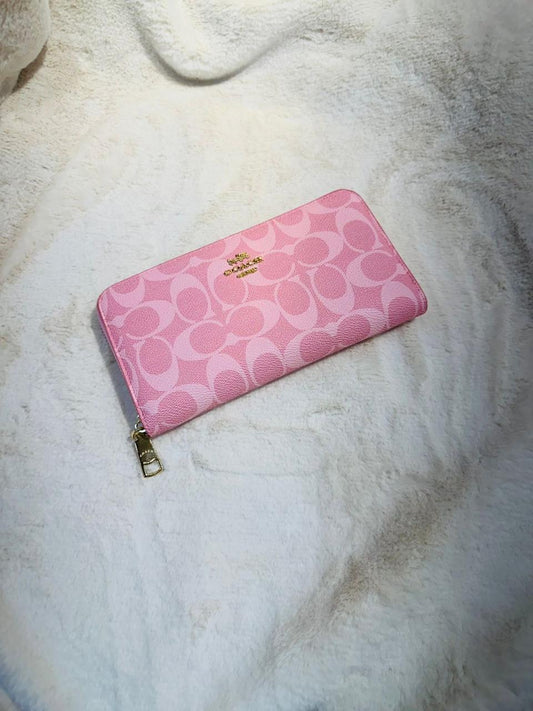 Classic Pink Coach Wallet