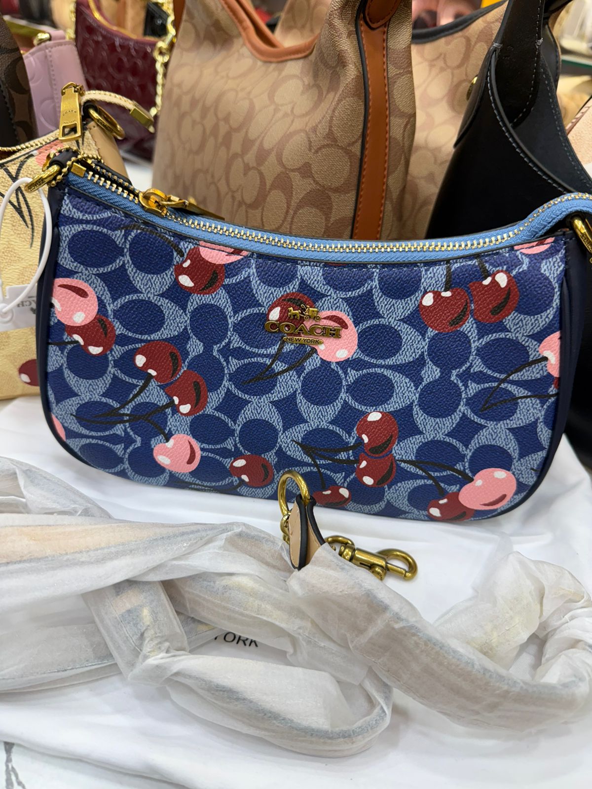 Coach Classic Cherry Shoulder Mini