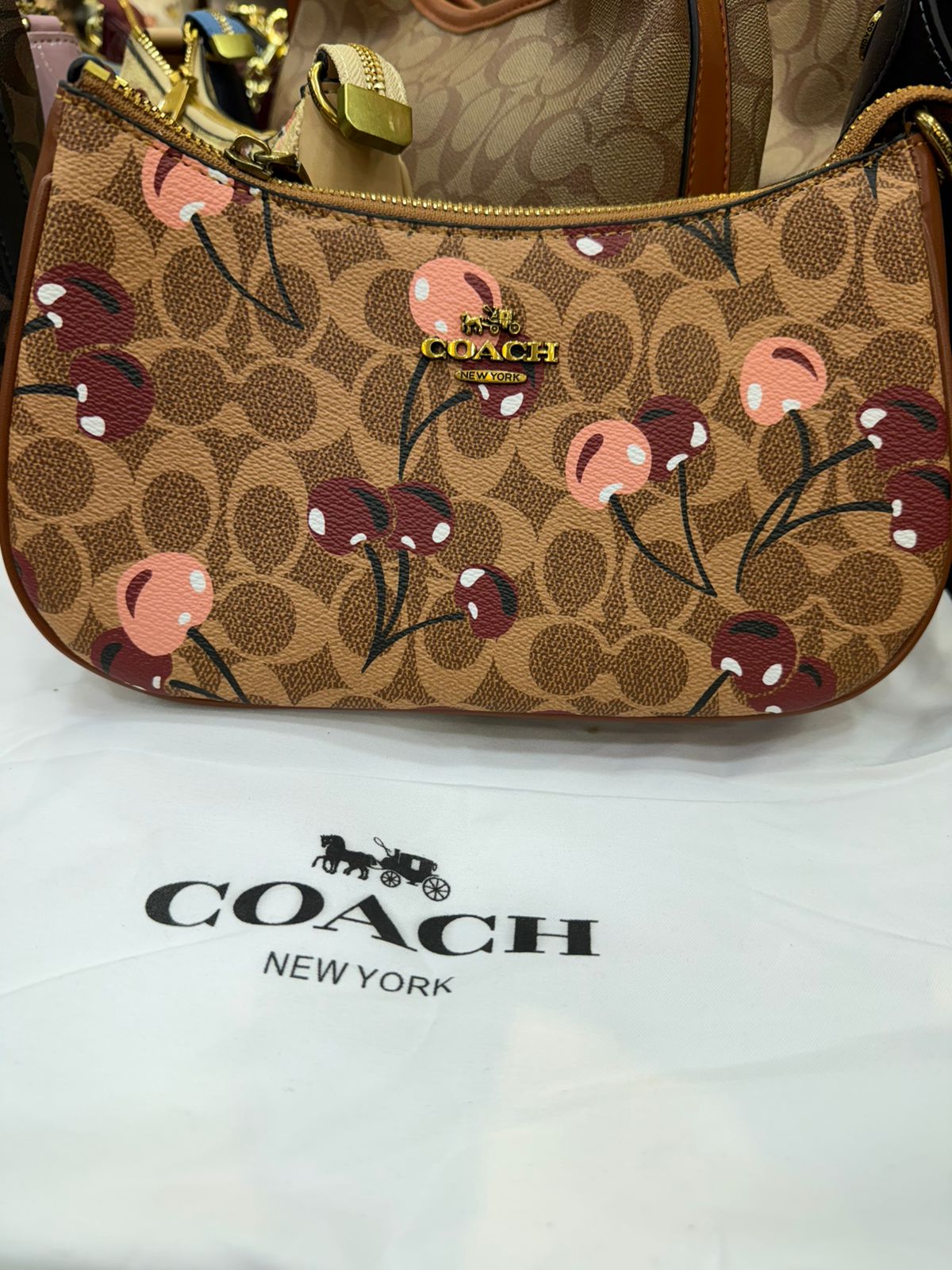 Coach Classic Cherry Shoulder Mini