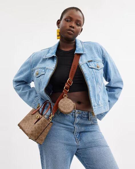 Coach Willow Tote Bag Crafted of Polished Pebble Leather