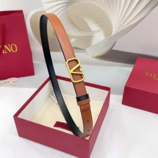 Valentino Garavani V-Logo Signature Reversible Belt