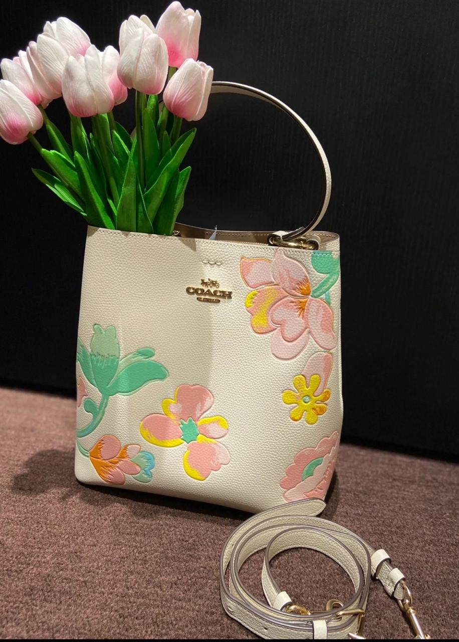 Coach Town Bucket Bag with Dreamy Land Floral Print