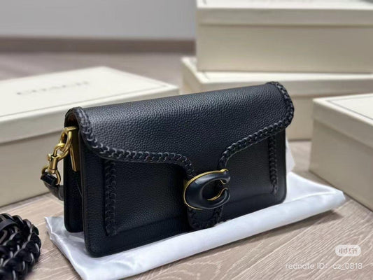 Coach Tabby 26 Braided Leather Shoulder Bag