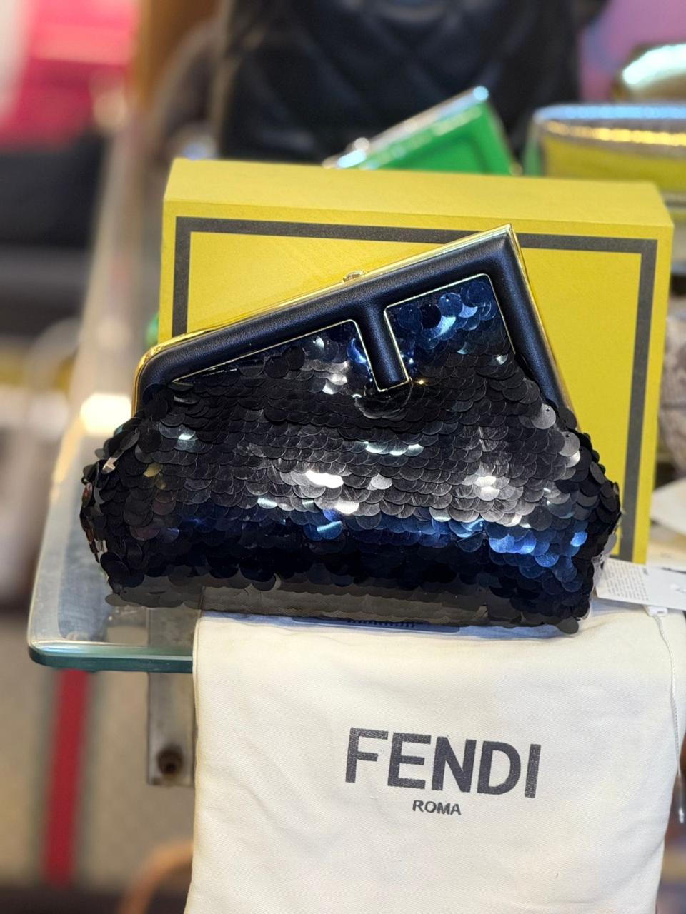 Elegant Sparkling Fendi Wallet