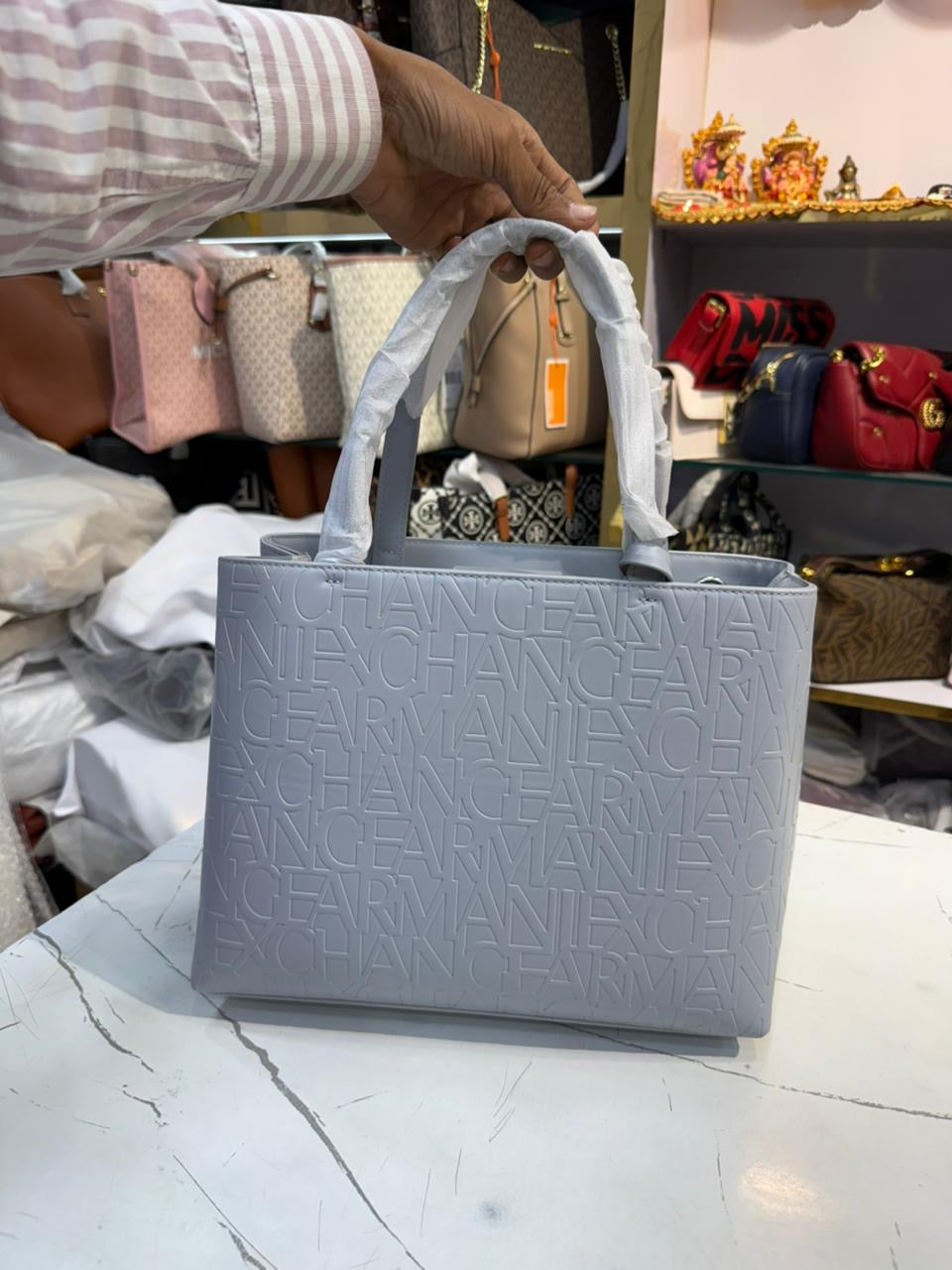 Armani tote standard size