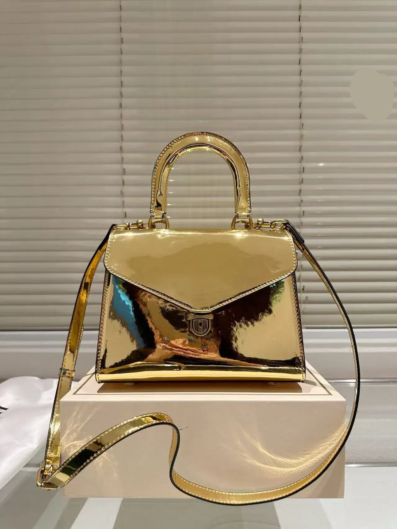 Silver Gold Bag Designer Shoulder Bag Women Handbag Female Bag PO15