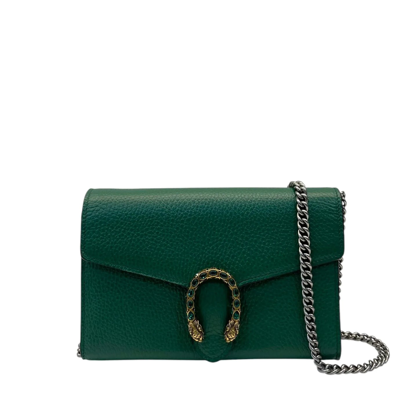 Gucci White Lthr Shldr Bag New Auth PO03