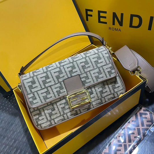 Gray Fendi Mini Banguette  PO18