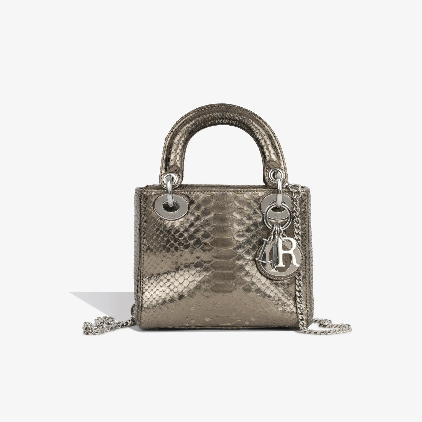 The Item Shown Is a Lady Dior Handbag With a Python Finish PO13