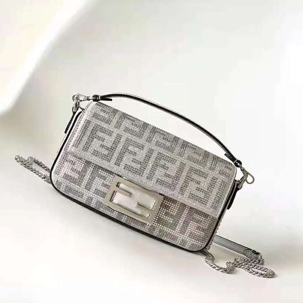 Gray Fendi Mini Banguette  PO18